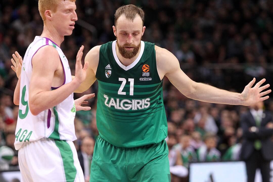 Eurolyga: „Žalgiris“ – „Unicaja“ 79:77