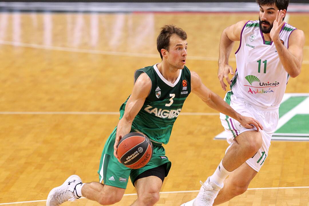 Eurolyga: „Žalgiris“ – „Unicaja“ 79:77