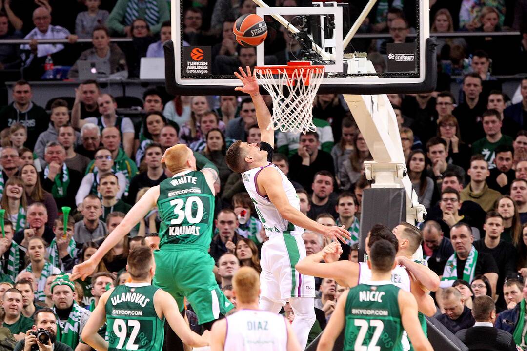 Eurolyga: „Žalgiris“ – „Unicaja“ 79:77