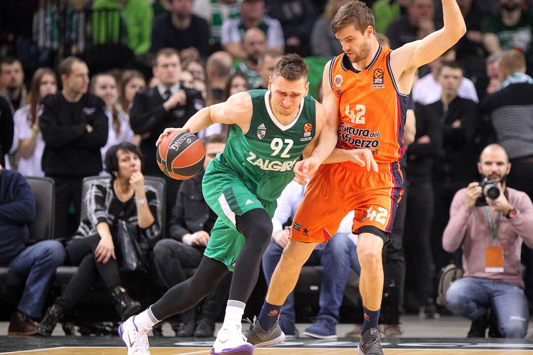 Eurolyga: „Žalgiris“ – „Valencia Basket“ 86:82