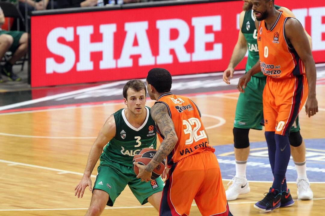 Eurolyga: „Žalgiris“ – „Valencia Basket“ 86:82