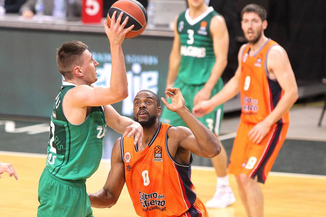 Eurolyga: „Žalgiris“ – „Valencia Basket“ 86:82