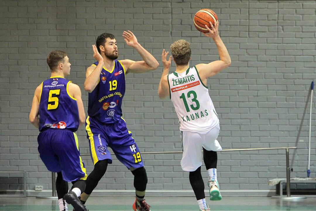 NKL: „Žalgiris-2“ – „Nafta-Uni-Akvaservis“ 76:72