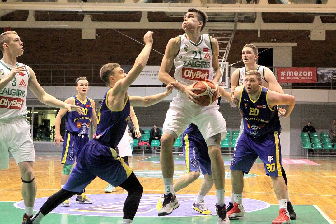 NKL: „Žalgiris-2“ – „Nafta-Uni-Akvaservis“ 76:72