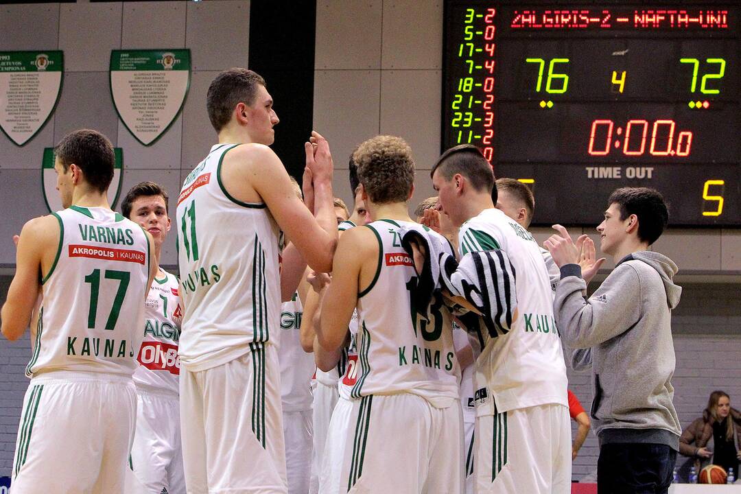 NKL: „Žalgiris-2“ – „Nafta-Uni-Akvaservis“ 76:72