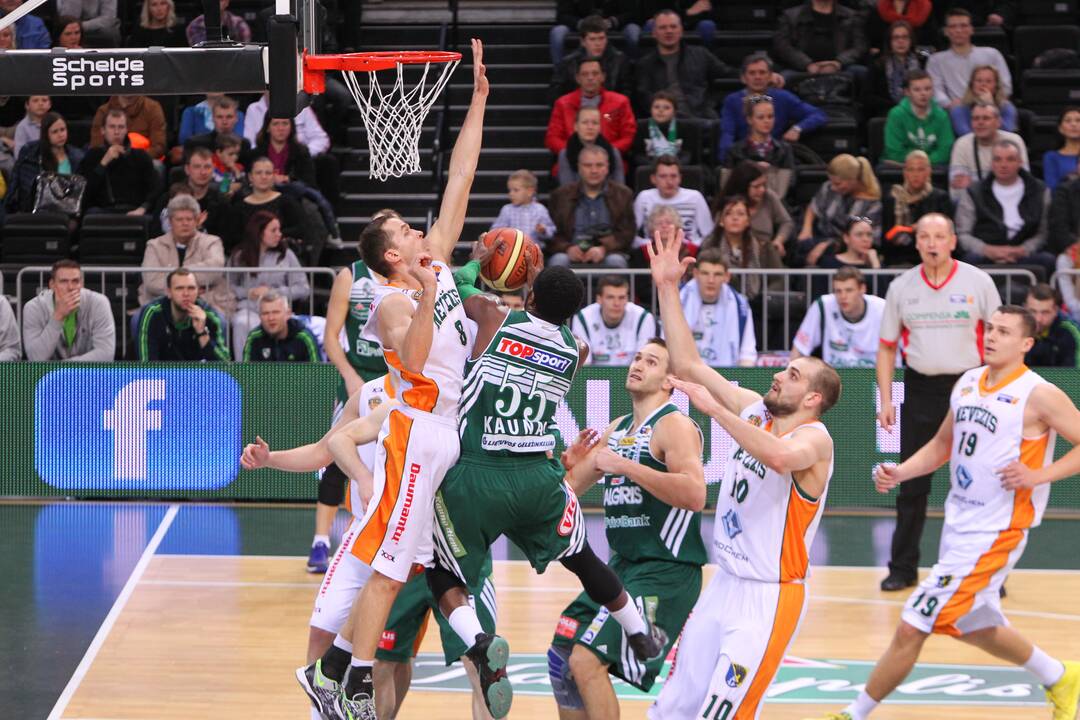 LKL rungtynės "Žalgiris - Nevėžis"