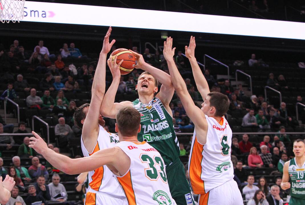 LKL rungtynės "Žalgiris - Nevėžis"