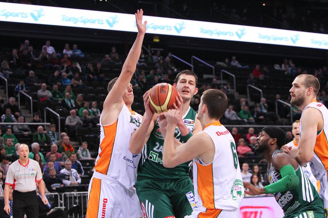 LKL rungtynės "Žalgiris - Nevėžis"