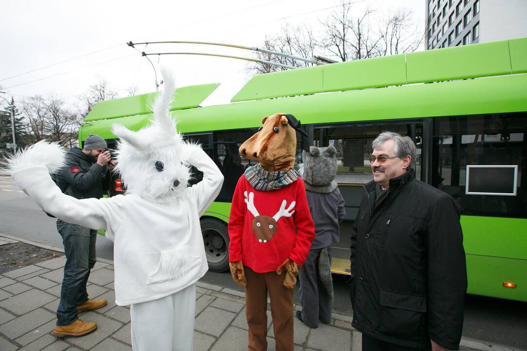 Kalėdinė akcija viešajame transporte