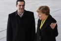 Aleksis Tsipras ir Angela Merkel