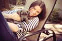 Brittany Maynard ir jos vokiečių dogas Charlie