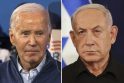 Joe Bidenas ir Benjaminas Netanyahu