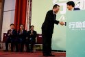 Taivano prezidentas pristato būsimus ministrus.
