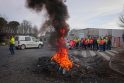 Protestai dėl E. Makrono inicijuotos pensijų reformos.