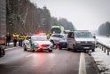 Situacija: trečiadienį „Via Baltica“ atkarpoje susidūrus trims automobiliams ir trims vilkikams teko uždaryti eismą.