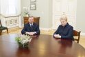 Saulius Skvernelis ir Dalia Grybauskaitė