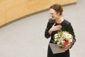 Liberalė Viktorija Čmilytė-Nielsen išrinkta tryliktojo Seimo pirmininke