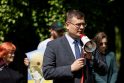 Protestas prie Rusijos ambasados dėl Ukrainoje grobiamų vaikų