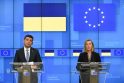 Volodymyras Hroismanas ir Federica Mogherini 