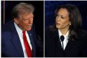 Donaldas Trumpas ir Kamala Harris