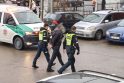 Savanorių prospekte – didžiulis policijos pareigūnų sujudimas: sulaikytas vyras