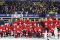 Lietuvos rinktinė po „Baltic Challenge Cup 2017“ kovų „Švyturio“ arenoje.