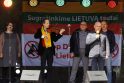 Pakaunės sodyboje susirinkę „maršistai“: Lietuvoje dabar „biškį“ darosi „bardakas“