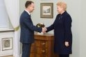 Aurelijus Veryga ir Dalia Grybauskaitė