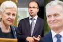 Irena Degutienė (iš kairės), Remigijus Žaliūnas, Gitanas Nausėda