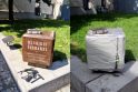 Dar savaitgalį senamiestyje klaipėdiečiai galėjo pamatyti naujai pastatytą paminklą, skirtą Trojos atradėjui, tačiau vakar dalis skulptūros elementų jau buvo nuimta, o pats kubas – uždengtas.