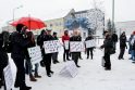 Veiksmai: policija aiškinosi, ar pirtininkų surengta protesto akcija buvo teisėta.