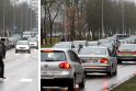 Srautai: Kauno gatvėje pastaruoju metu itin daug mašinų, kasdien į policijos komisariatą atvažiuoja šimtai žmonių.