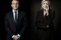 Emmanuelis Macronas ir Marine Le Pen