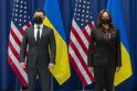 Volodymyras Zelenskis ir Kamala Harris