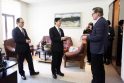 Susitiko: į Klaipėdą atvyko ne tik Taivano atstovybės vadovas E. Huangas, bet ir kiti svečiai iš Taivano.