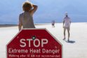 Rizika: nepaisant pavojaus gyvybei ir įspėjimų, į Mirties slėnį Jungtinėse Valstijose vis dar plūsta turistai.