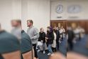 Balsavimas: paskutiniąją išankstinių rinkimų dieną Klaipėdoje rinkėjų eilė nuo posėdžių salės nusidriekė kone iki koridoriaus galo.