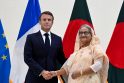 Emmanuelis Macronas ir Sheikh Hasina