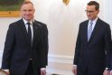  Andrzejus Duda ir Mateuszas Morawieckis