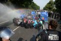 Prieš G-20 viršūnių susitikimą Hamburge įsiplieskė audringi protestai
