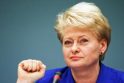 D.Grybauskaitė teisėjus ragina eiti nemokamų atostogų 