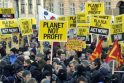 Per protestus dėl klimato projektų kilo ir smurto protrūkis