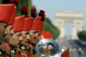 Prancūzija Bastilijos paėmimo dieną pagerbė Indiją