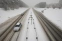 Panevėžio apskrityje - sudėtingos eismo sąlygos Panevėžio apskrityje - sudėtingos eismo sąlygos