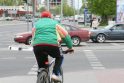 Kaune dviratininkas pagrobė 300 tūkst. litų