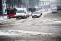 Naktį eismo sąlygas sunkins plikledis ir rūkas Naktį eismo sąlygas sunkins plikledis ir rūkas