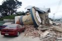 N.Zelandijoje per smarkų drebėjimą žuvo mažiausiai 65 žmonės