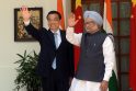 Į Indiją atvykęs Kinijos premjeras žada kurti pasitikėjimą
