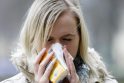 Sergamumas peršalimo ligomis toliau mažėja