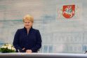 D.Grybauskaitė: atlyginimus kelti jau galima, tik atsargiai
